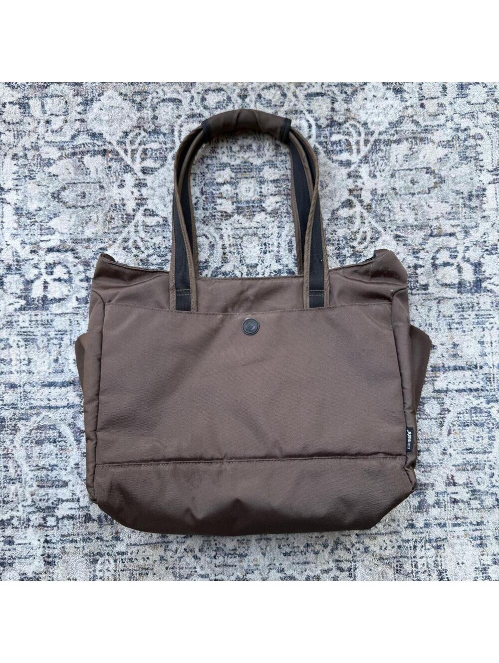 Pacsafe Totesafe 100 Brown Travel Security Tote Bag